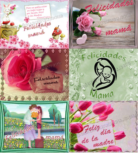  Descargar gratis   tarjetas de felicitación y   marcapáginas para el Día de la Madre